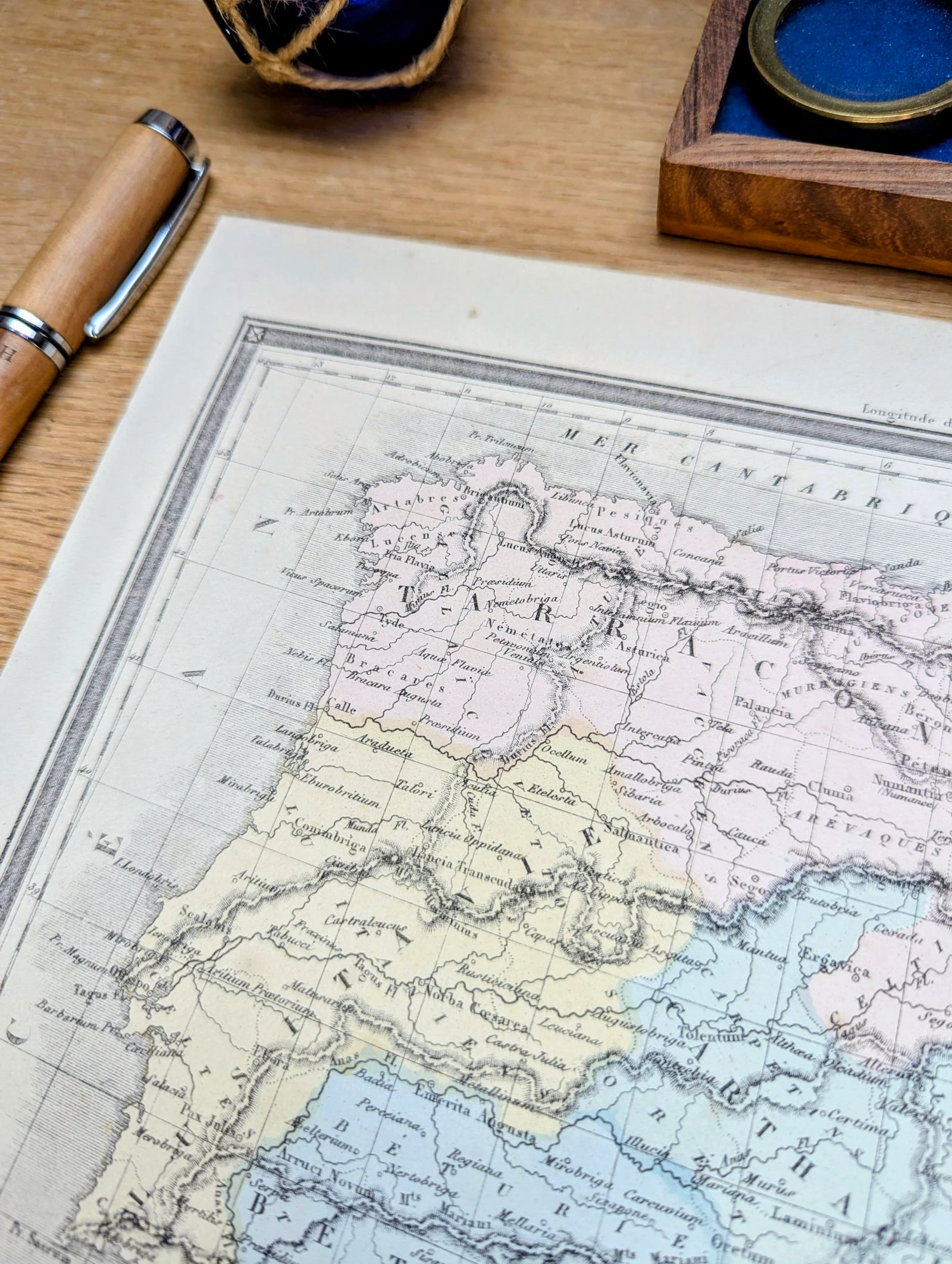 A antiga Espanha, mapa impresso em 1852. – photo 10